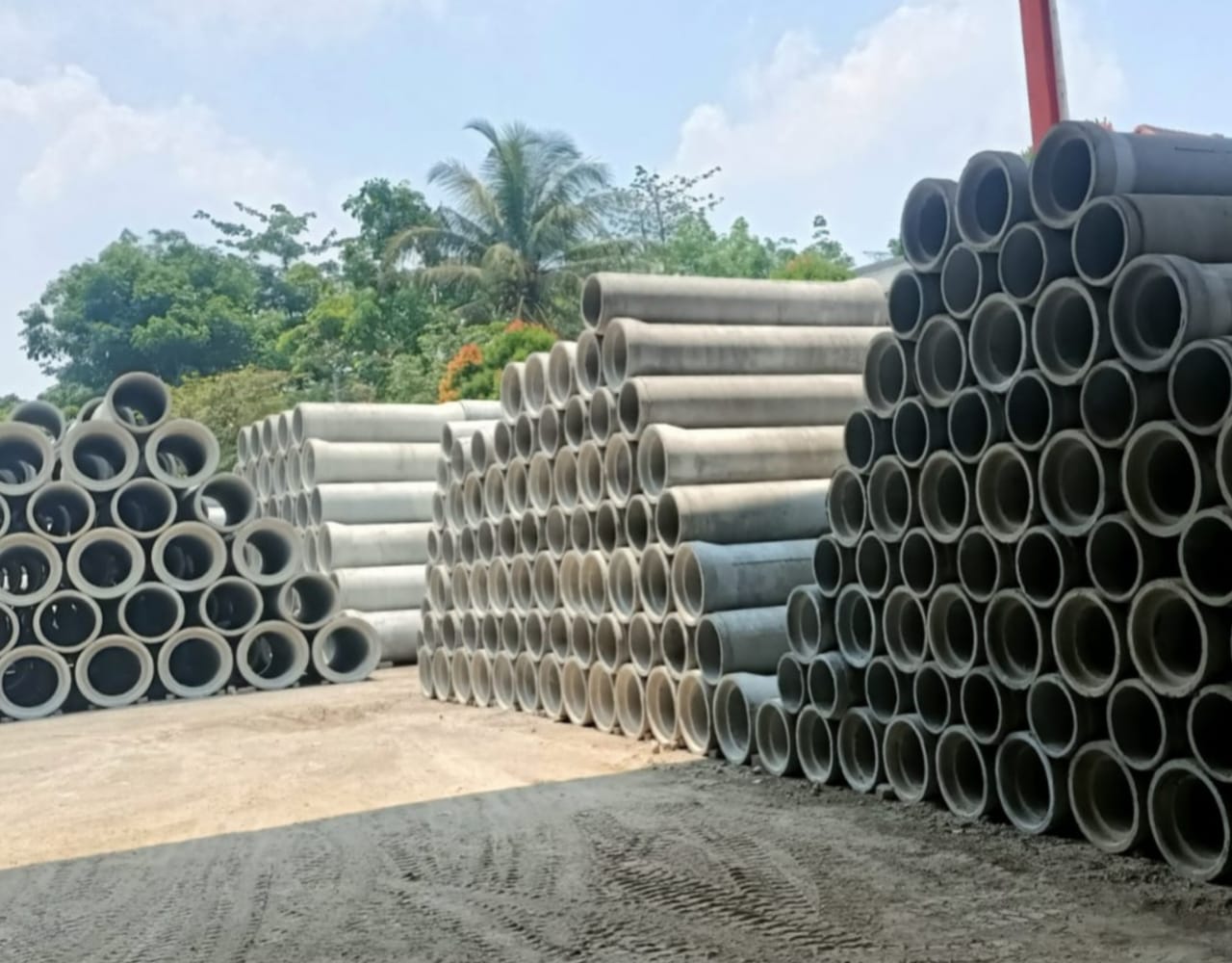 Segmen Pipa RCP precast siap sambung